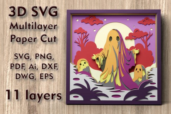 A 3D SVG Asset for Hauntingly Good Halloween Editorial Design