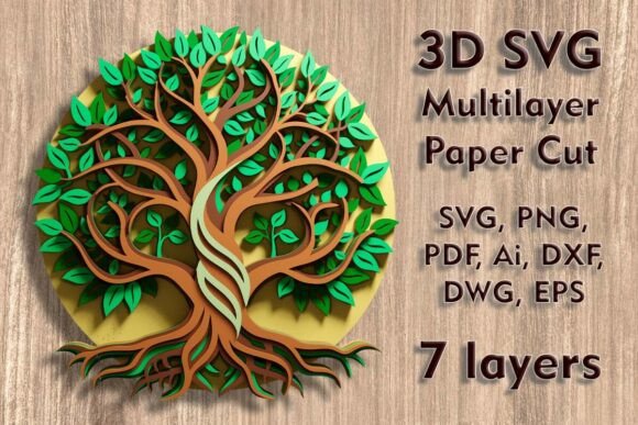 A Crafter's Review of the Tree of Life 3D SVG Cut Files for Ornaments