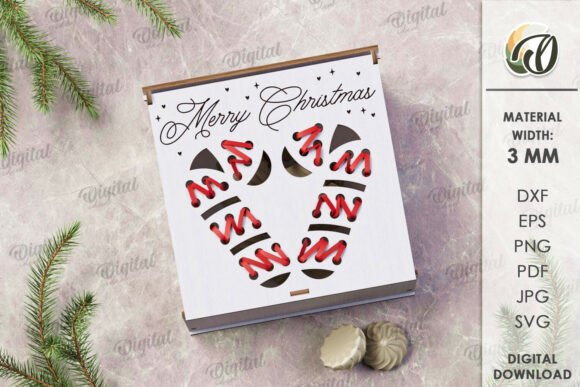 A Festive Laser Cut Box Design for Winter Crafting