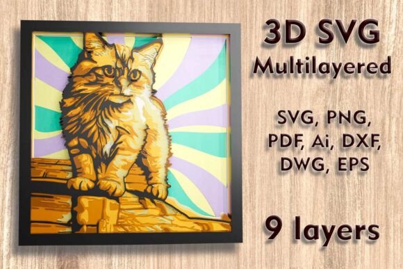 A Ginger Cat Laser Cut Design Review for Modern Wall Decor