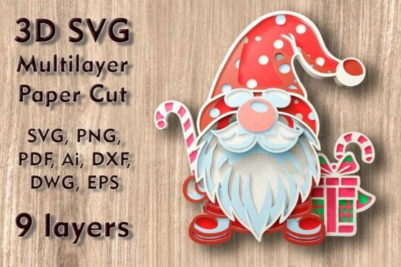 A Practical Review of Christmas Gnome 3D SVG Files for Crafters