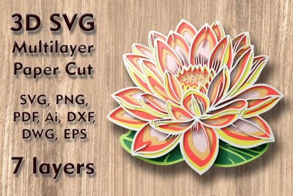 A Review of Lotus 3D SVG Paper Flowers for Modern Branding