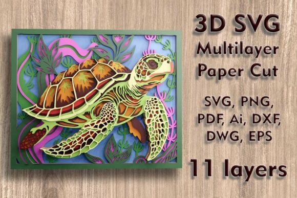 A Sea Turtle SVG's First Impression: Where Craft Meets Design