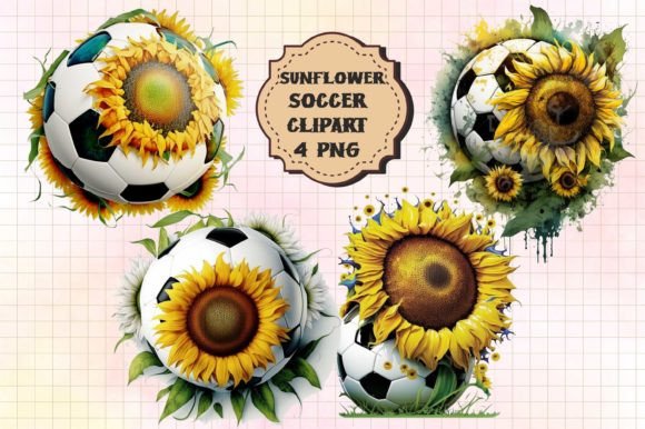 A Sunny Fusion for Crafters: The Soccer Ball & Sunflower Design
