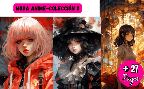 MODA ANIME-COLECCIÓN 2 for Commercial Graphics and Illustrations