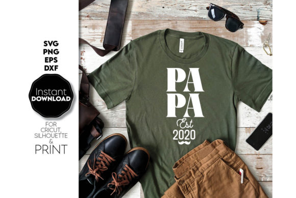 Papa Dad Birthday Graphic for Editorial Crafts