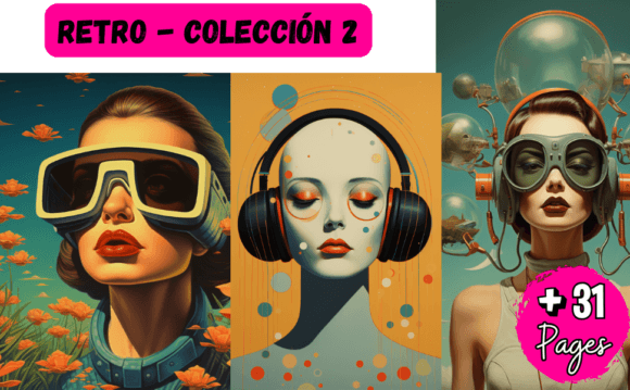 RETRO-COLECCIÓN 2: A Versatile Graphics Bundle for Publishers