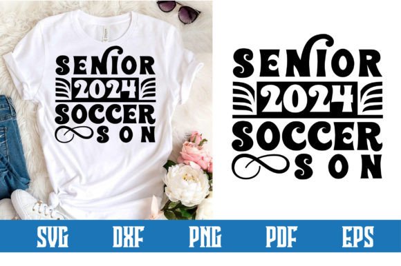 Senior 2024 Soccer Son SVG: A Graphic Asset for Crafts & Marketing