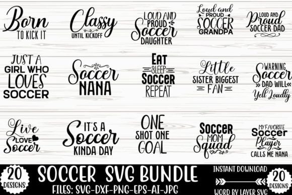 Your Next Campaign's Secret Weapon: Soccer SVG Bundle Vol. 4